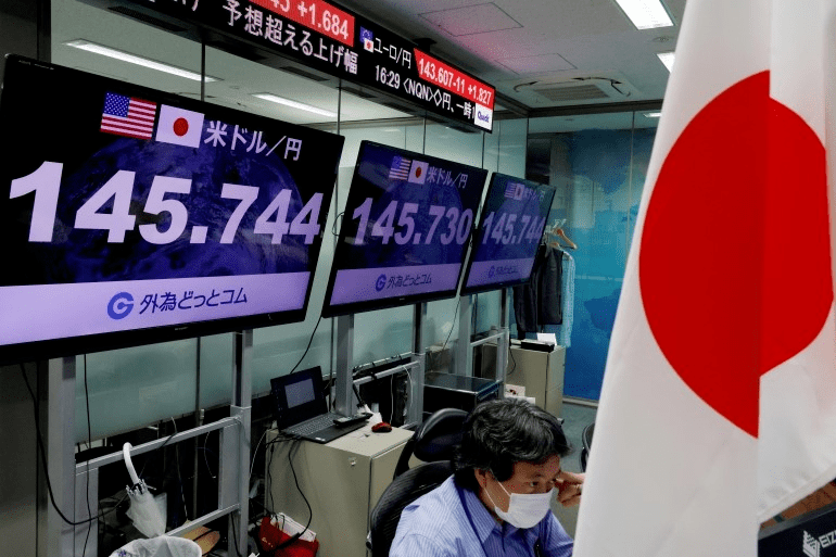 日元创34年新低！跌至“底线” 日本央行即将干预？