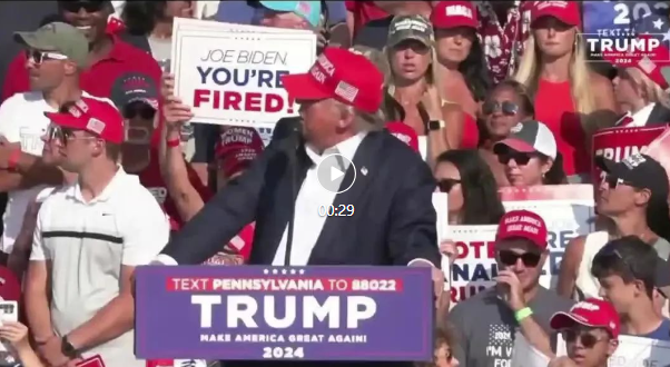 特朗普竞选集会现场发生枪击事件 一名枪手被击毙