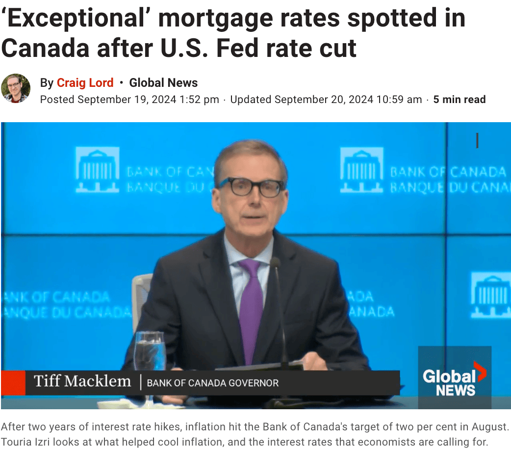 加拿大央行“大动作”！降息50基点预示货币宽松进入新阶段