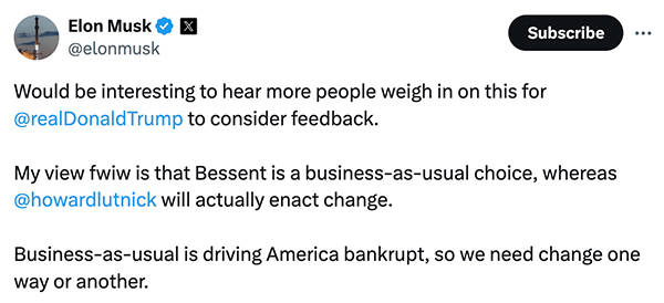 “特朗普交易”哑火 “贝森特交易”蹿红！美国新财长人选如何影响全球市场