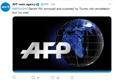 特朗普再提购买计划 声称要“让格陵兰岛再次伟大”