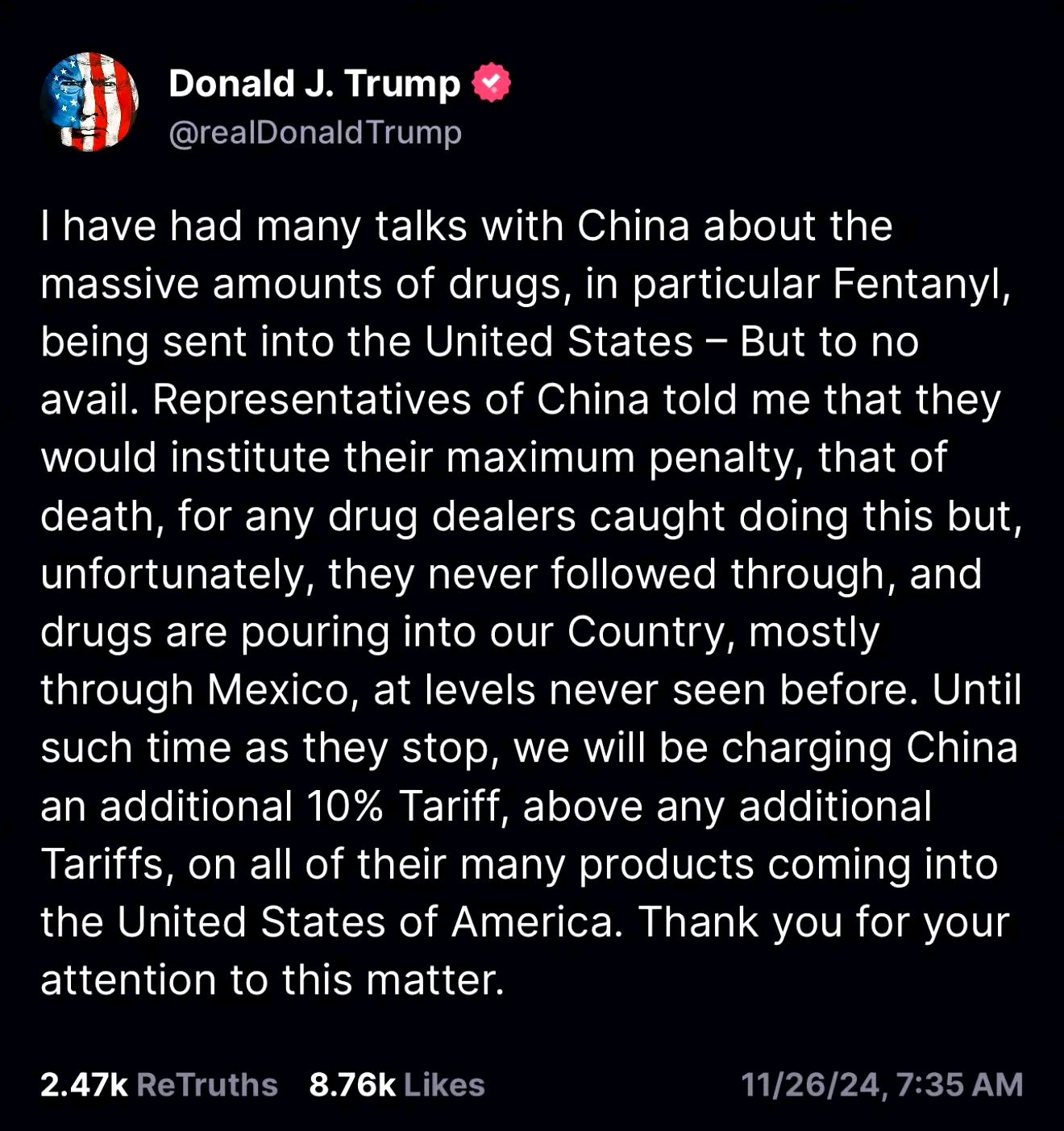 美国证实加拿大及墨西哥汽车零部件免关税